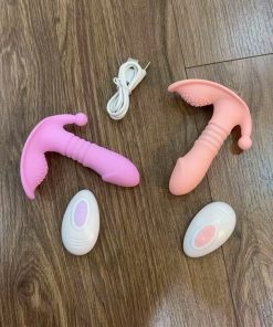 Đồ chơi cho nữ  rung thụt dương vật – trứng rung điều khiển từ có hình dương