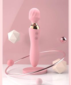 Chày rung tình yêu 2 đầu massage rung 12 tần số